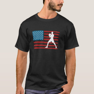 Boksen USA Vlag Patriottische Amerikaanse Sport Gi T-shirt
