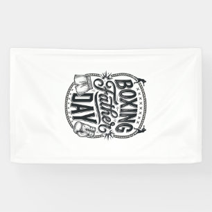 Boksen Vader Dag Vintage Gravure Shirt Ontwerp_1 Spandoek
