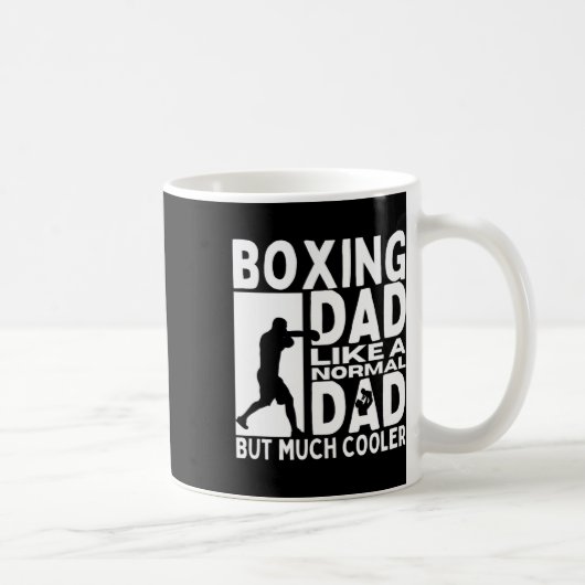 Boksen Vader Quote Grappige Bokser Koffiemok (Rechts)