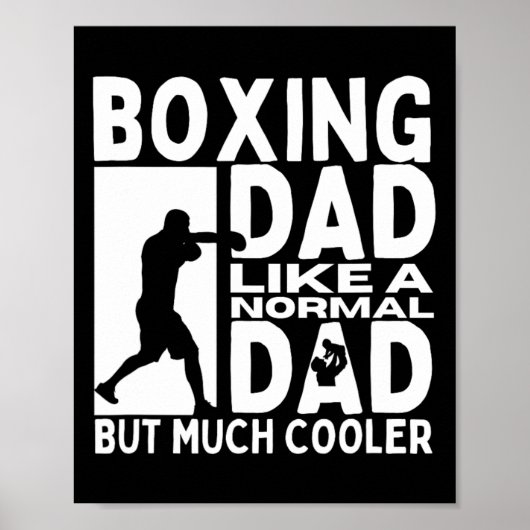 Boksen Vader Quote Grappige Bokser Poster (Voorkant)