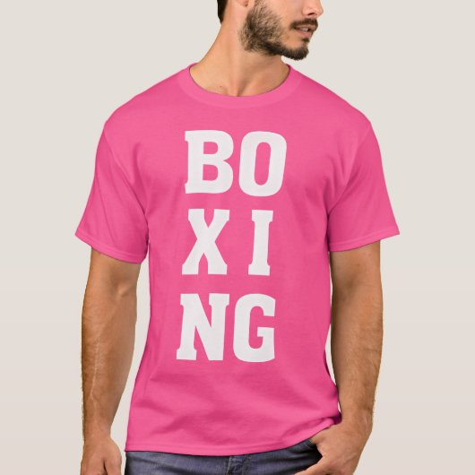 Boksen - vechtbokser t-shirt (Voorkant)