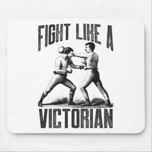 boksen vechten als een Victoriaans Clic Boxer S Muismat
