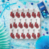 Boksen verjaardagsfeestje rode handschoenen papieren bordje (Feest)