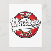 Boksen Vintage All star logo Briefkaart (Voorkant)