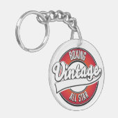 Boksen Vintage All star logo Sleutelhanger (Voorkant Links)
