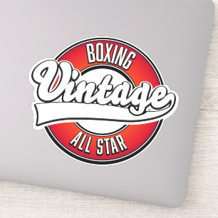 Boksen Vintage All star logo Sticker
