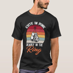 Boksen Vrouwen Bokser Bokshandschoenen Sparring T-shirt