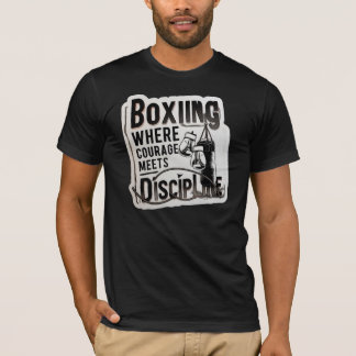 Boksen waar moed en discipline elkaar ontmoeten 2 t-shirt