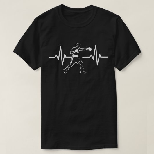 Boksende Hartslag Vechtersgeest T-shirt (Design voorkant)