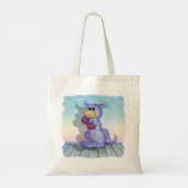 Boksende Kangoeroe Tote Bag (Achterkant)