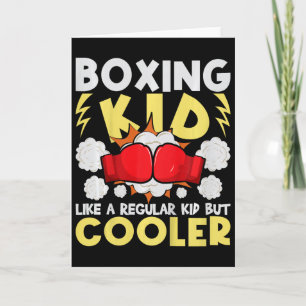 Boksende Kid Als Een Gewone Kid Maar Koeler - Boxe Kaart