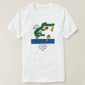 Boksende Krokodil Unisex T-Shirt (Design voorkant)