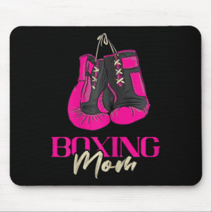 Boksende Moeder Boxer Bokshandschoenen Kickboksen  Muismat