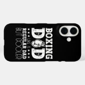 Boksende Papa Als Een Gewone Papa Maar Cooler Case-Mate iPhone Case (Achterkant (horizontaal))