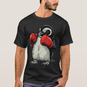 Boksende Pinguïn Met Bokshandschoenen Kickboksen G T-shirt