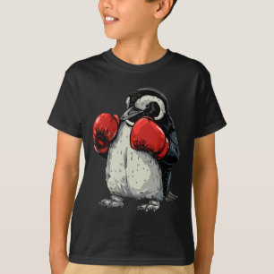 Boksende Pinguïn Met Bokshandschoenen Kickboksen G T-shirt