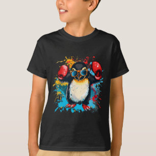 Boksende Pinguïn Met Bokshandschoenen Kickboksen G T-shirt