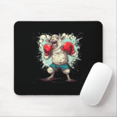 Boksende schapen met boks handschoenen Kickboksen  Muismat (Met muis)
