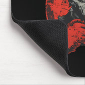 Boksende wolf met boks handschoenen Kickboksen Fun Muismat (Hoek)