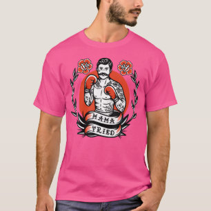Bokser Amerikaans Traditioneel Tattoo Old School B T-shirt