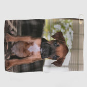 Bokser baby golfhanddoek (Horizontaal)