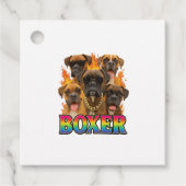 Bokser bedankjes labels (Voorkant)