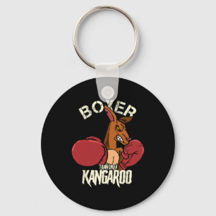Bokser Boksen Kickboksen Trainen Als Een Kangoeroe Sleutelhanger