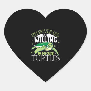 Bokser Boksen Schildpad Zee Oceaan Reptiel Hart Sticker