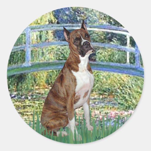 Bokser (br5) - Brug Ronde Sticker (Voorkant)