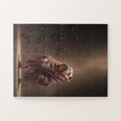 Bokser Bulldog in het gewaad Jigsaw Puzzle Legpuzzel (Horizontaal)