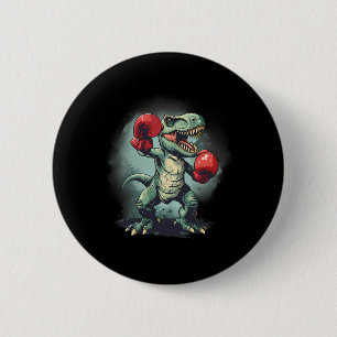 Bokser Dinosaur Boksen Dino Kickboksen T-rex Bokse Ronde Button 5,7 Cm