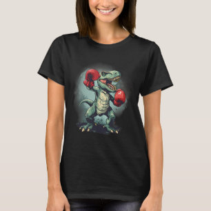 Bokser Dinosaurus Boksen Dino Kickboksen T-rex Bok T-shirt