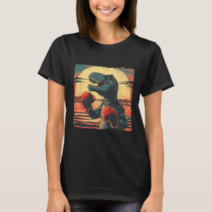 Bokser Dinosaurus Boksen Dino Kickboksen T-rex Bok T-shirt