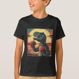 Bokser Dinosaurus Boksen Dino Kickboksen T-rex Bok T-shirt