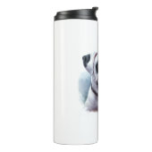 🐾Bokser Dog Graceful Guardian in Waterverf Thermosbeker (Gedraaid links)