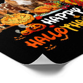 Bokser Dog Happy Halloween Thanksgiving Merry Chri Poster (Hoek)