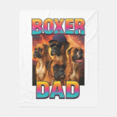 Bokser Fleece Deken (Voorkant)
