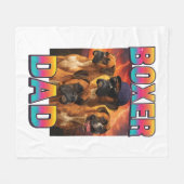 Bokser Fleece Deken (Voorkant (Horizontaal))