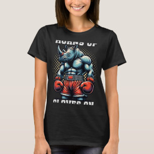 Bokser Geschenk Zwaargewicht Kampioen Handschoenen T-shirt