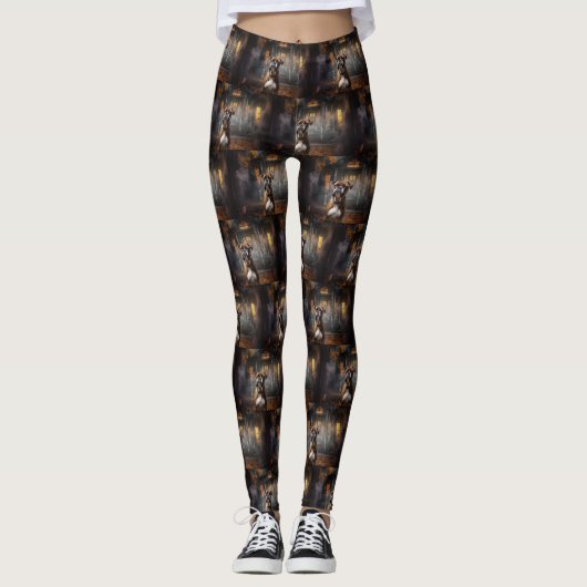 Bokser Halloween Griezelen Leggings (Voorkant)