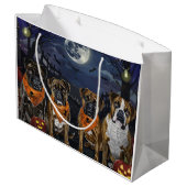 Bokser Halloween Spooky Groot Cadeauzakje (Achterkant Gekanteld)