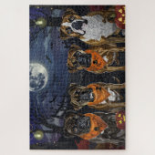 Bokser Halloween Spooky Legpuzzel (Verticaal)