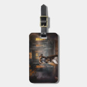 Bokser Halloween Verschrikkelijk Bagagelabel (Voorkant verticaal)