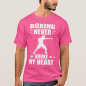 Bokser heeft nooit mijn hart gebroken Kickbokser T-shirt (Voorkant)