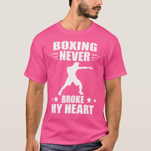 Bokser heeft nooit mijn hart gebroken Kickbokser T-shirt (Voorkant)