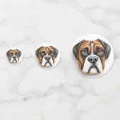 Bokser Hond 3D Geïnspireerd Confetti (Voorkanten)