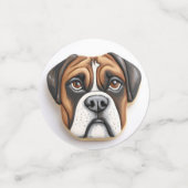 Bokser Hond 3D Geïnspireerd Confetti (Kleine voorkant)