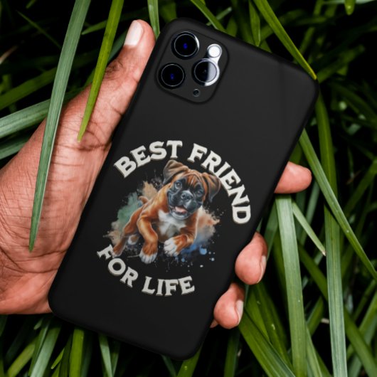 Bokser hond beste vriend voor het leven Case-Mate iPhone case