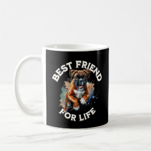 Bokser hond beste vriend voor het leven koffiemok