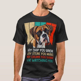 Bokser Hond ELKE CHIP DIE JE BREKECT Duitse Boxer T-shirt